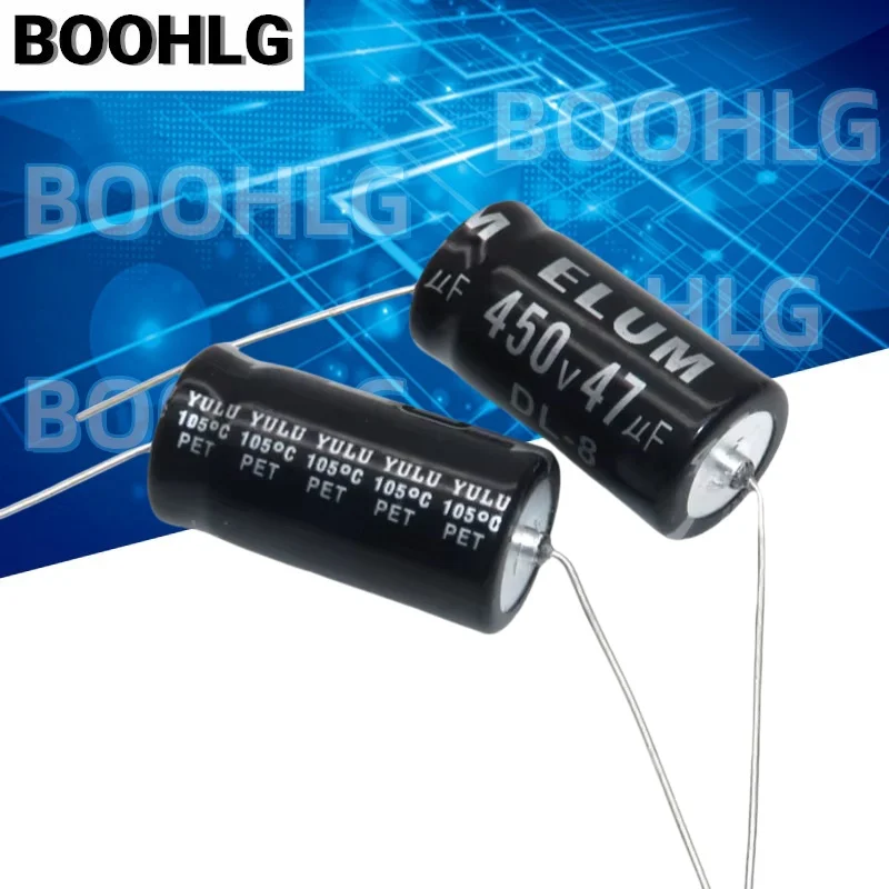 5PCS 450V 47UF Horizontal Axial Electrolytic Capacitor Polarized 16X32mm 105 Degree
5PCS 450V 47UF Horizontal Axial Electrolytic Capacitor Polarized 16X32mm 105 Degree
