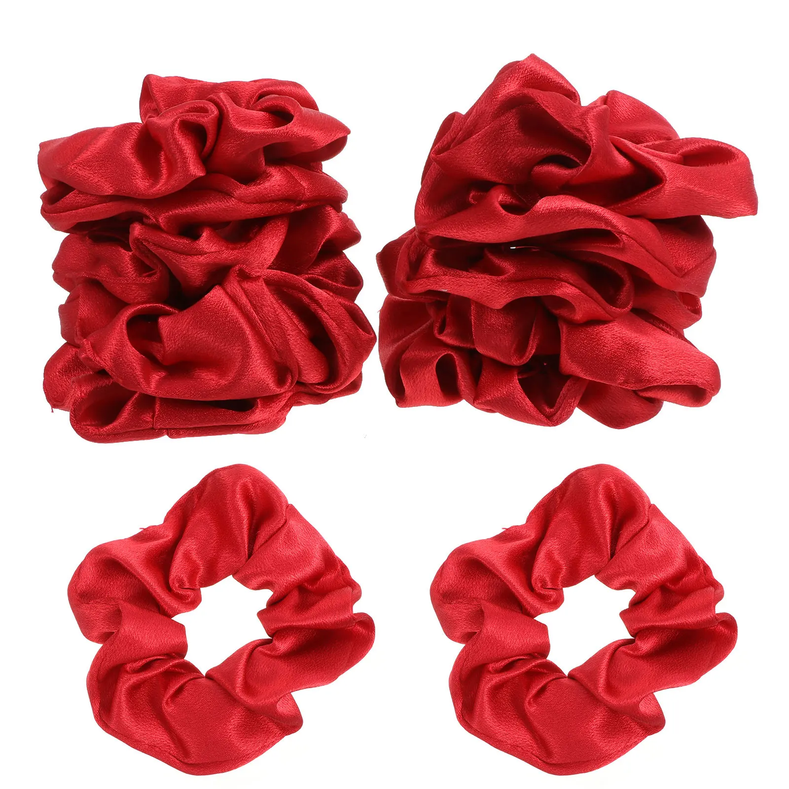 10pcs Red Hair Circles Christmas Accessories Elastic Scrunchies for Girls Ponytail Holders Silk Decorative Wristbands
10pcs Red Hair Circles Christmas Accessories Elastic Scrunchies for Girls Ponytail Holders Silk Decorative Wristbands