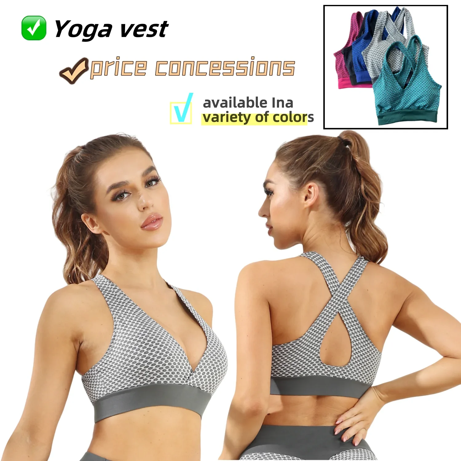 Women's Seamless Push Up Vest - Ultra Soft Bralette Underwear - Non-Wired T-Shirt Vest -Breathable Intimate Sports Bra
Women's Seamless Push Up Vest - Ultra Soft Bralette Underwear - Non-Wired T-Shirt Vest -Breathable Intimate Sports Bra