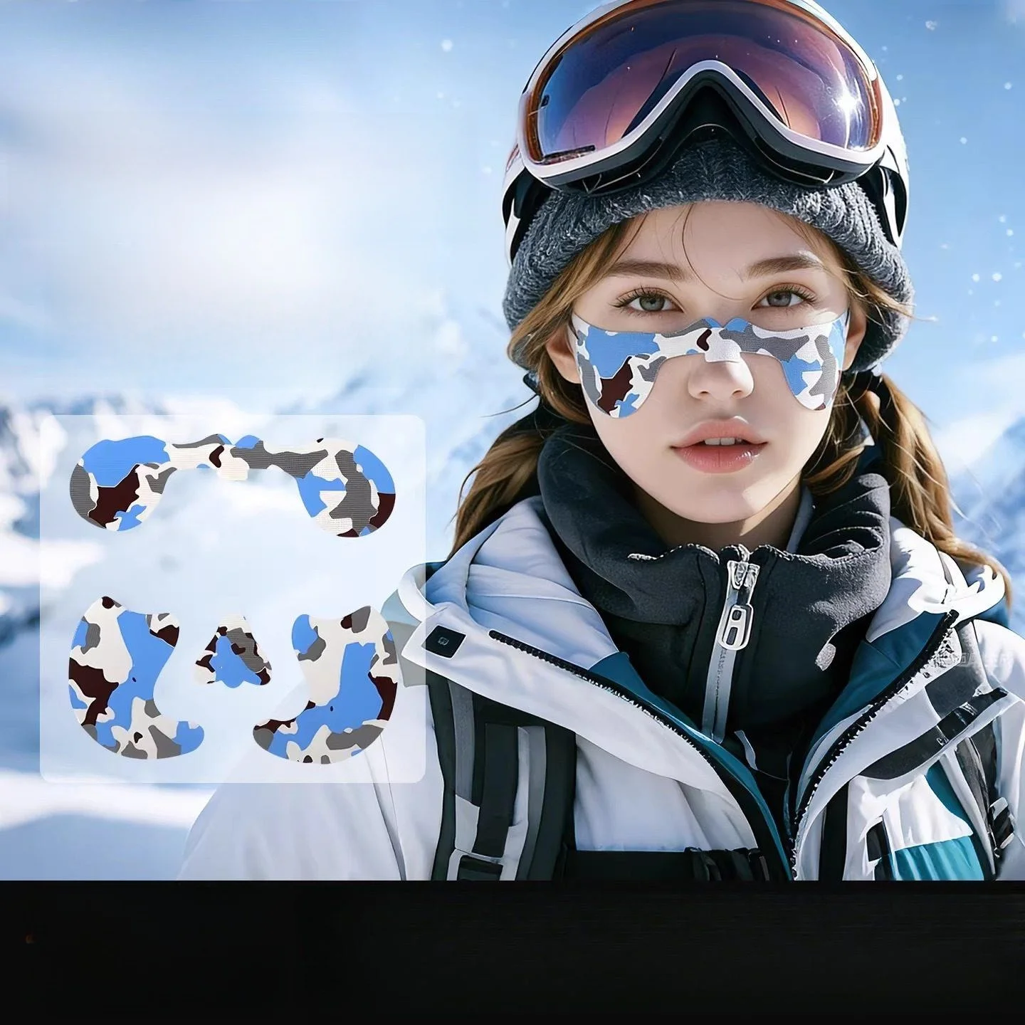 Наклейки для защиты лица при катании на лыжах, женские, от обморожения, зимние, ветрозащитные, солнцезащитные, от аллергии, согревающие лицо
Наклейки для защиты лица при катании на лыжах, женские, от обморожения, зимние, ветрозащитные, солнцезащитные, от аллергии, согревающие лицо