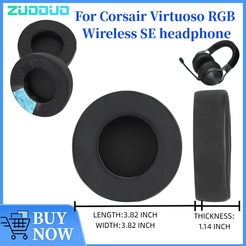 ZUODUO Replacement Earpads for Corsair Virtuoso RGB Wireless SE Headphones Mesh / Ice gel / Leather Ear Cushion Pads
ZUODUO Replacement Earpads for Corsair Virtuoso RGB Wireless SE Headphones Mesh / Ice gel / Leather Ear Cushion Pads