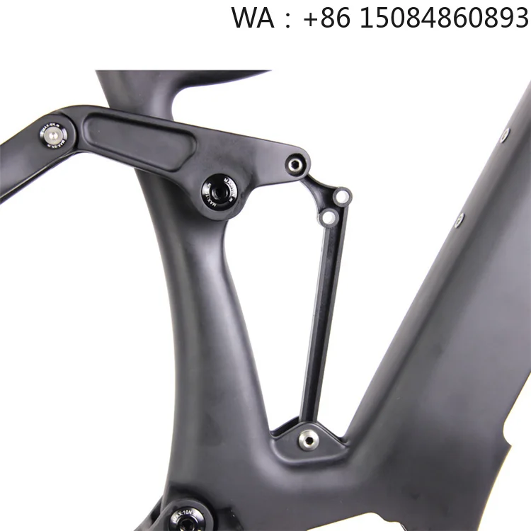 5 Plus Full Suspension E-Bike Frame, carbon fiber material, mid motor compatible, bicycle parts tire accessories, sturdy electri
5 Plus Full Suspension E-Bike Frame, carbon fiber material, mid motor compatible, bicycle parts tire accessories, sturdy electri