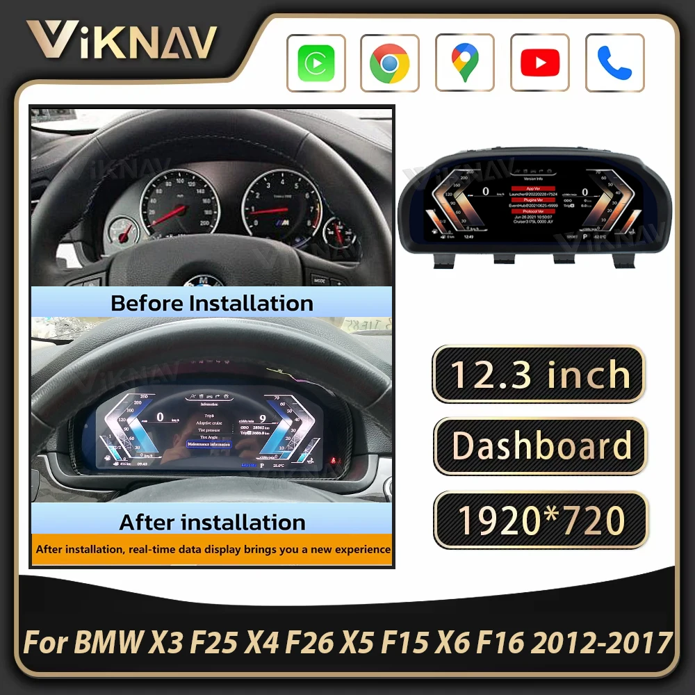 For BMW 5 6 7 series GT NBT CIC F11 F18 F07 F12 F13 F02 F03 F04 2010-2017 Car Digital LCD IPS Dashboard Instrument Display Panel
For BMW 5 6 7 series GT NBT CIC F11 F18 F07 F12 F13 F02 F03 F04 2010-2017 Car Digital LCD IPS Dashboard Instrument Display Panel