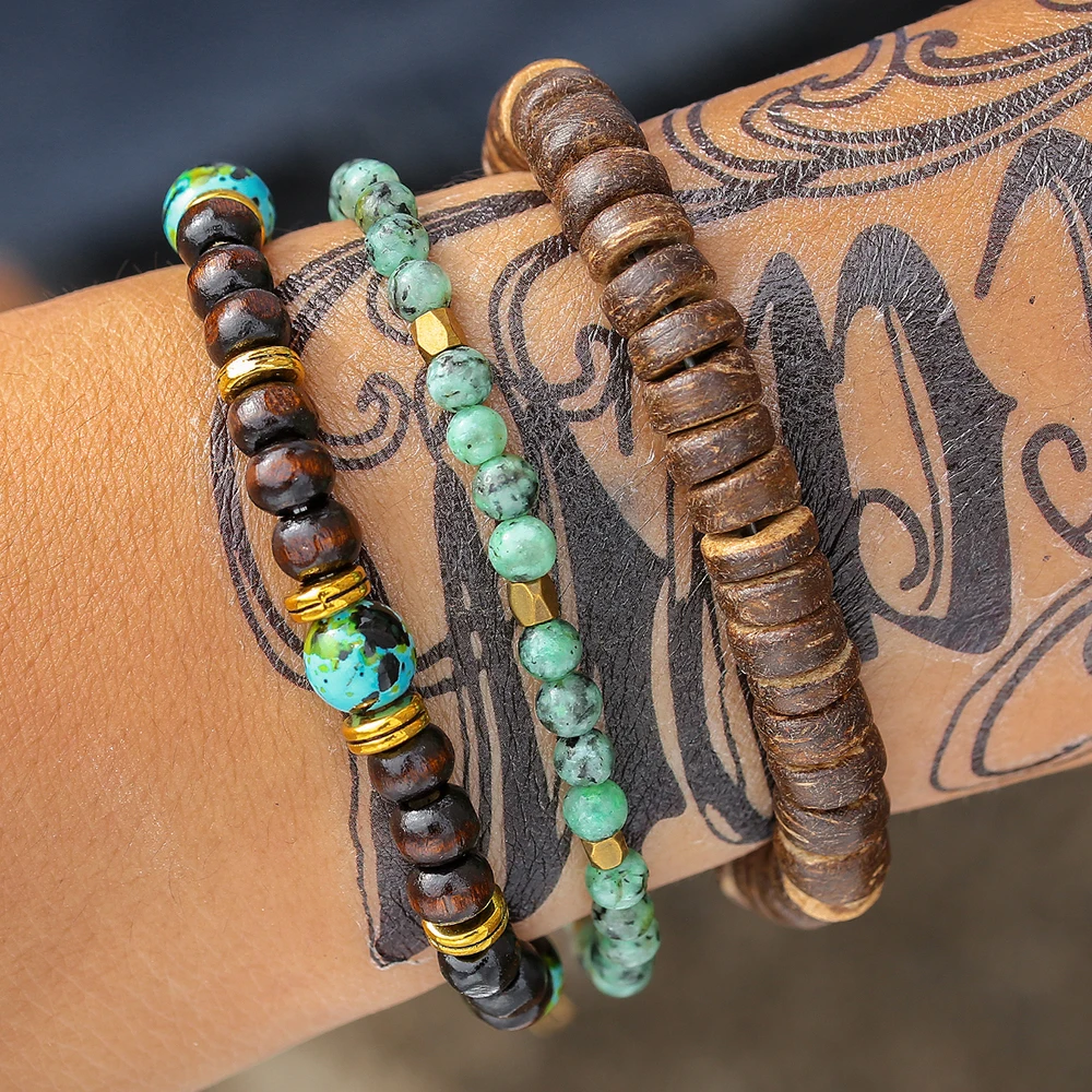 Surfer Style Tiger Eye Pine Wood Bead Coconut Shell Beaded Bracelet Set Male Stacking Bracelet Jewelry Jewelry Gift
Surfer Style Tiger Eye Pine Wood Bead Coconut Shell Beaded Bracelet Set Male Stacking Bracelet Jewelry Jewelry Gift