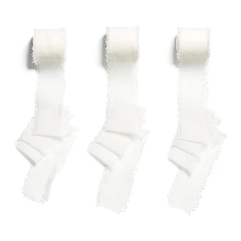 6PCS 4Cmx5m White Ribbon Wedding Festival Ribbons Women Chiffon Ribbon Decorative Ribbon For DIY Crafts
6PCS 4Cmx5m White Ribbon Wedding Festival Ribbons Women Chiffon Ribbon Decorative Ribbon For DIY Crafts