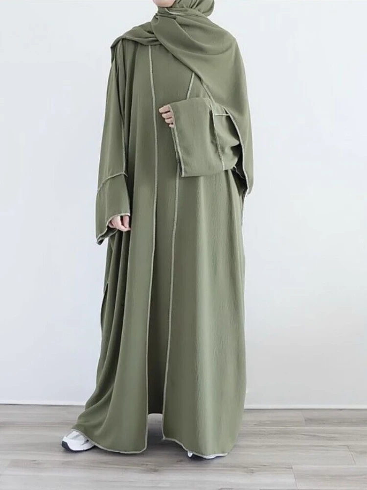 Eid Abaya Woman 3 Piece Dresses Set Ramadan Woman Autumn Dress Party Abayas Musulman Ensembles Saudi Arabic Robe Caftan Vestido
Eid Abaya Woman 3 Piece Dresses Set Ramadan Woman Autumn Dress Party Abayas Musulman Ensembles Saudi Arabic Robe Caftan Vestido