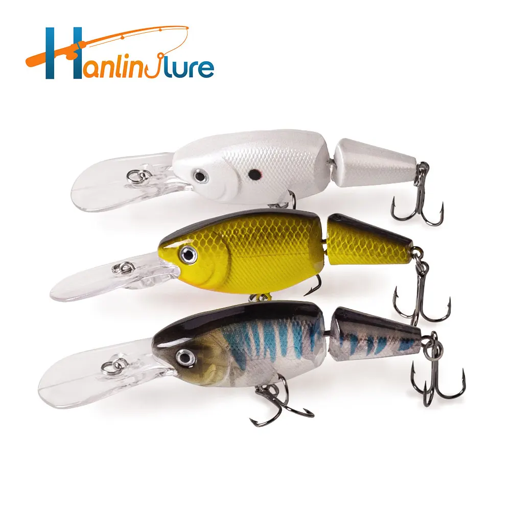 Hanlin 4.13in/14g 2 Sections Minnow Swimbaits Fishing Lures Floating Hard Bait Artificial Wobbler Crankbait Pike Bass Tackle
Hanlin 4.13in/14g 2 Sections Minnow Swimbaits Fishing Lures Floating Hard Bait Artificial Wobbler Crankbait Pike Bass Tackle