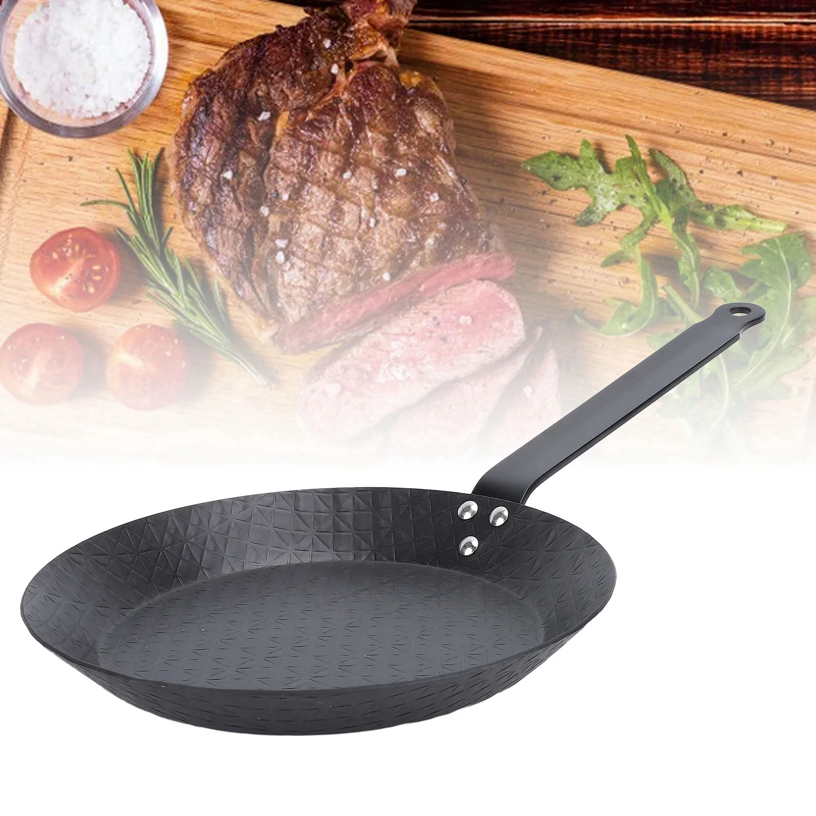 Nonstick Frying Pan Skillet Carbon Steel Frying Pan Multifunctional Easy To Clean Compact Smokeless Heat Resistant for Outdoor
Nonstick Frying Pan Skillet Carbon Steel Frying Pan Multifunctional Easy To Clean Compact Smokeless Heat Resistant for Outdoor