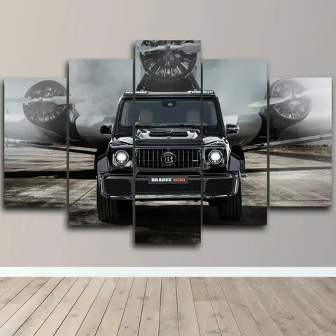 5 Piece Abstract 800 G Class SUV Poster Canvas Picture Print Wall Art Canvas Painting Wall Decor for Living Room No Framed