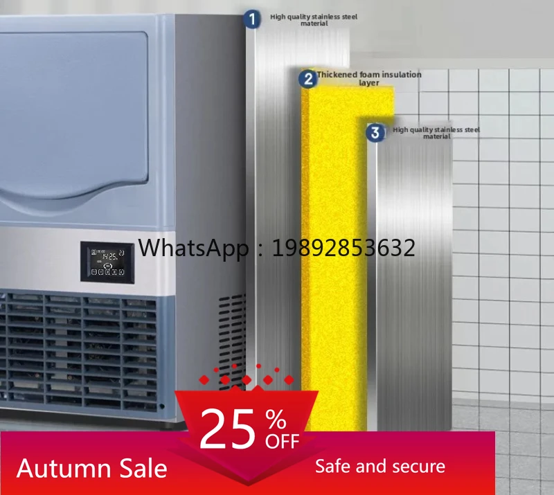 Commercial Ice Maker Milk Tea Shop Ice Cube Making Machine Block Ice Making Machine
Commercial Ice Maker Milk Tea Shop Ice Cube Making Machine Block Ice Making Machine