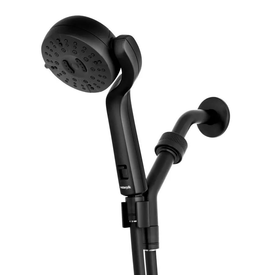 Caddy Buddy Pivoting Hand Held Shower Head With 5Foot Hose, 5Mode with High Pressure Sprays, Matte Black, PHO555E
Caddy Buddy Pivoting Hand Held Shower Head With 5Foot Hose, 5Mode with High Pressure Sprays, Matte Black, PHO555E