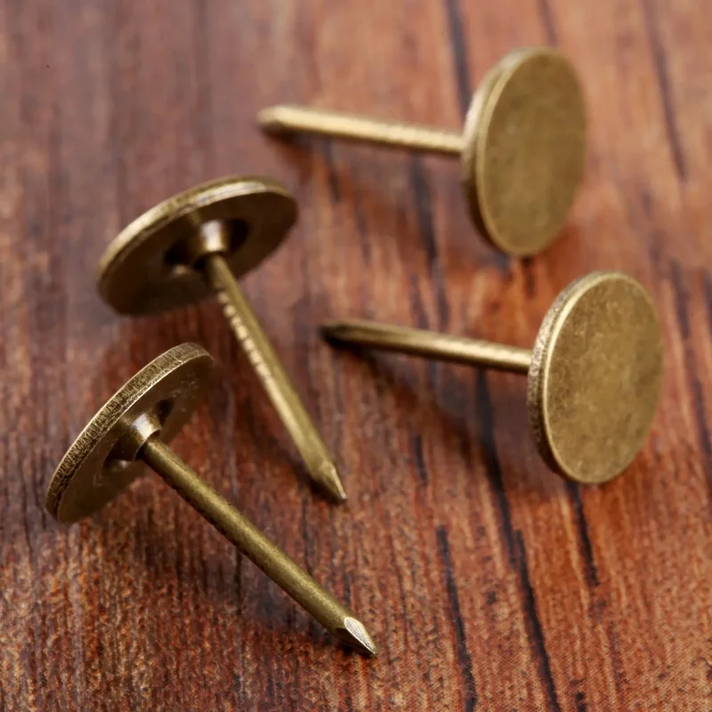 60-16mm Bronze Furniture Nails: Metallic flat head, sofa, chair, bed, door, tapestry hanging, DIY craft nails
60-16mm Bronze Furniture Nails: Metallic flat head, sofa, chair, bed, door, tapestry hanging, DIY craft nails