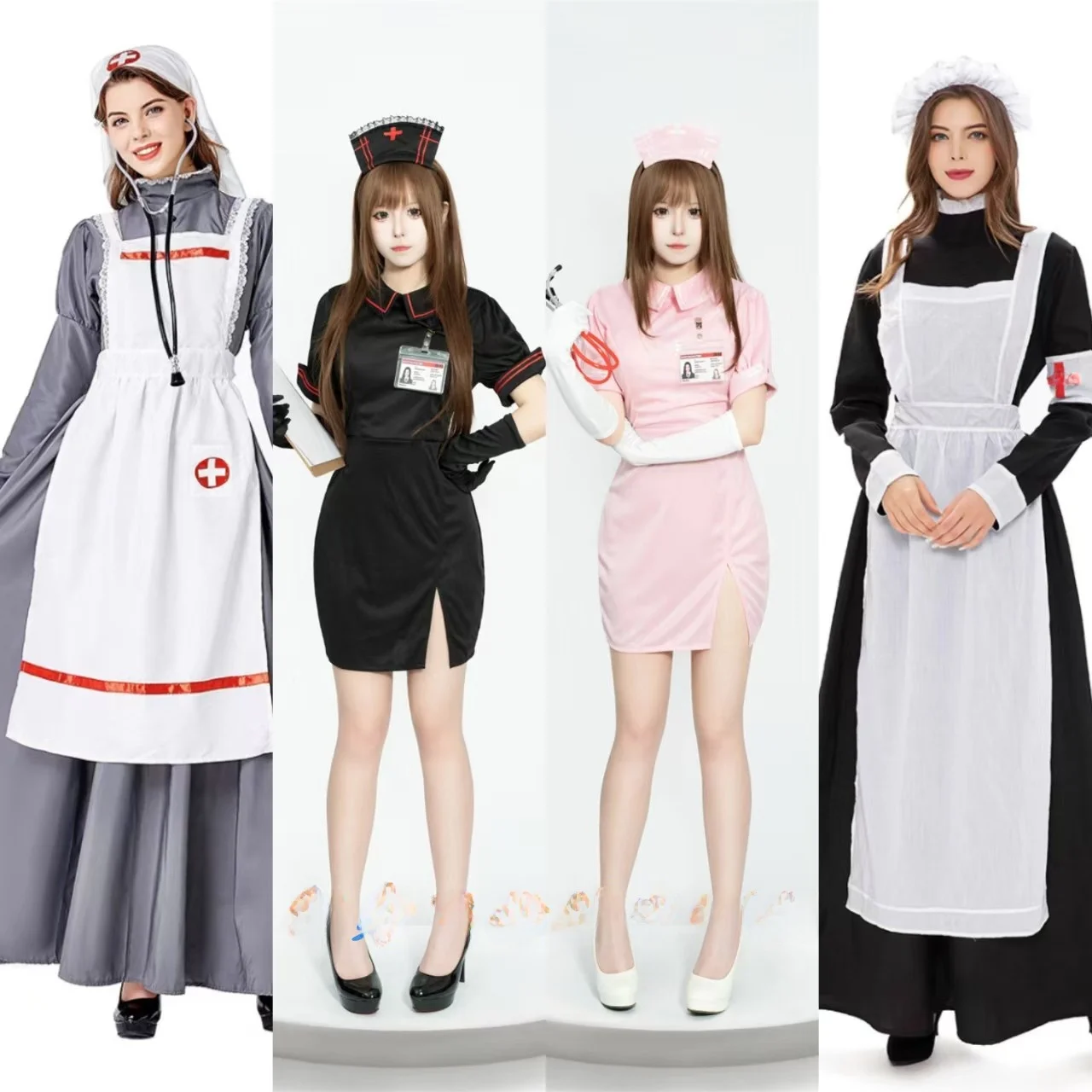 Костюм средневековой медсестры/горничной для ролевых игр, длинная юбка, наряд для женщин, весна 2025, сценический костюм
Костюм средневековой медсестры/горничной для ролевых игр, длинная юбка, наряд для женщин, весна 2025, сценический костюм