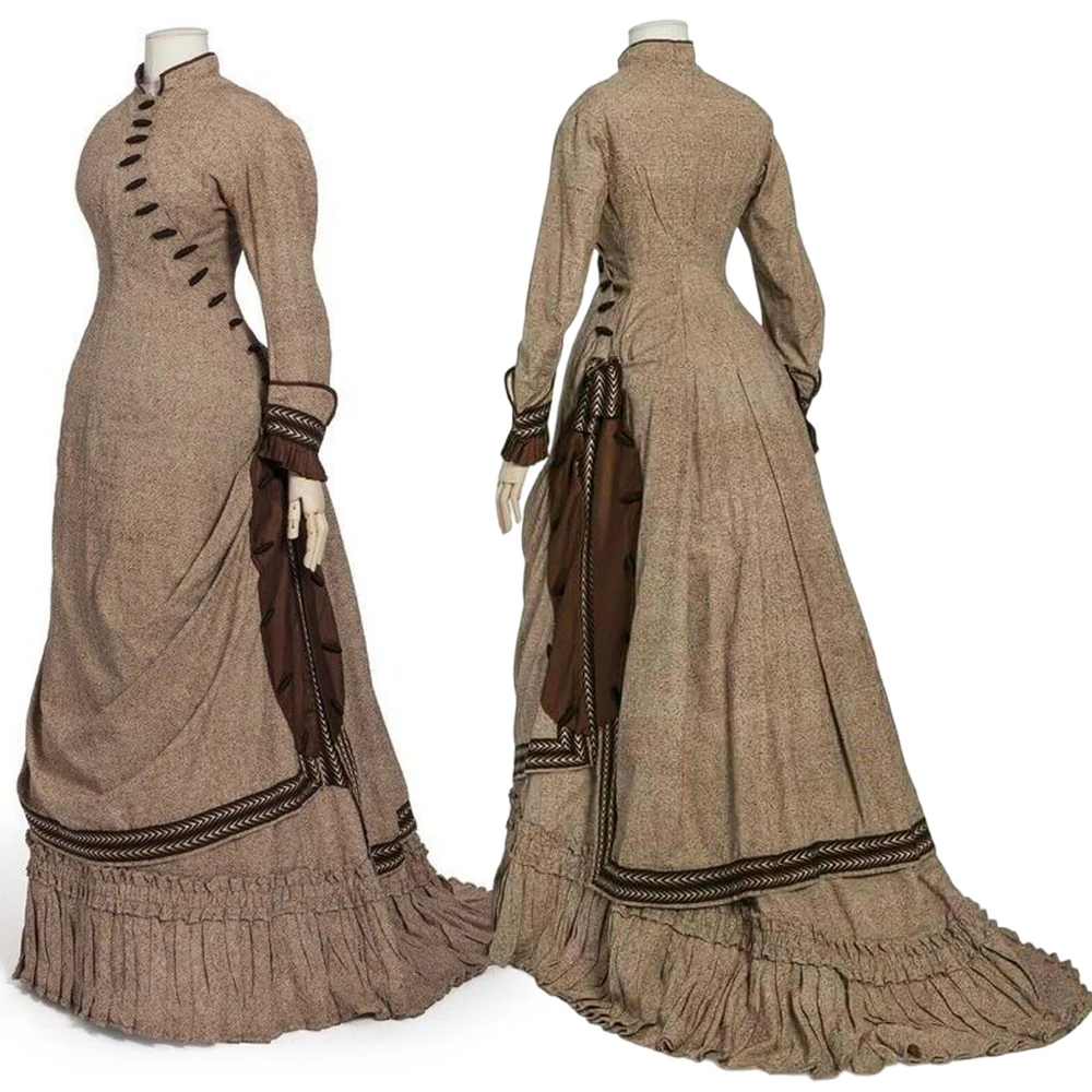 1580s French Visiting Costume Women's Gothic Steampunk Walking Dress Victorian Edwardian Duchess Manor Business Ball Gown
1580s French Visiting Costume Women's Gothic Steampunk Walking Dress Victorian Edwardian Duchess Manor Business Ball Gown