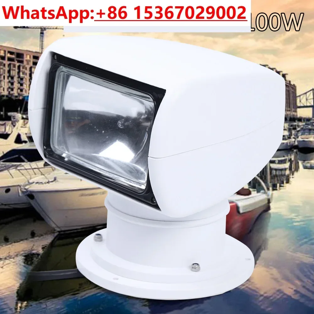 Boat Remote Control Spotlight Truck Car Marine Remote Searchlight 12V 100W Bulb
Boat Remote Control Spotlight Truck Car Marine Remote Searchlight 12V 100W Bulb
