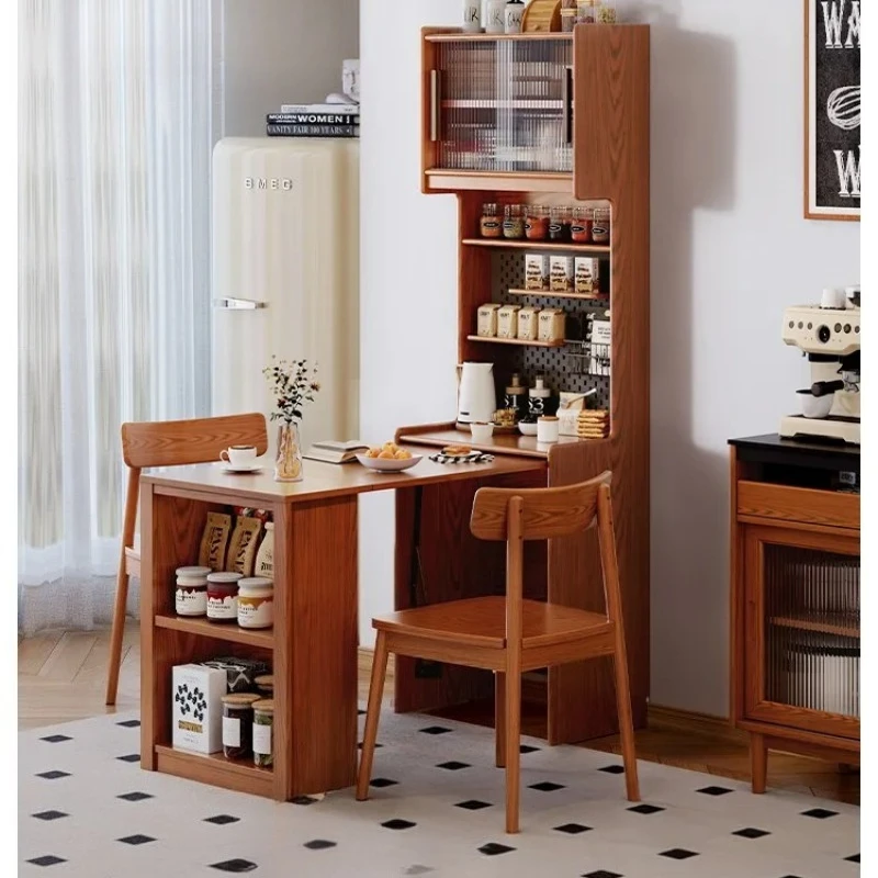 LH solid wood folding dining table household small apartment integrated wall side cabinet
LH solid wood folding dining table household small apartment integrated wall side cabinet