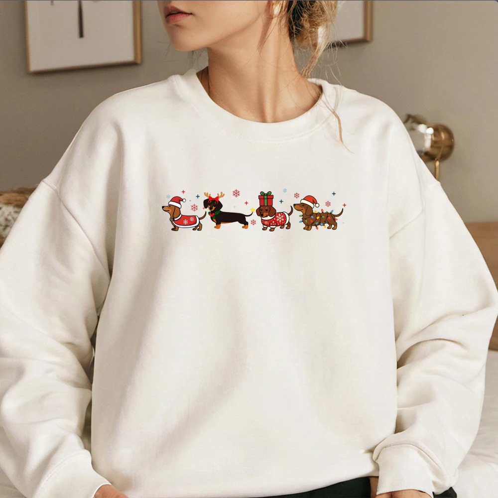 2026 Рождественская толстовка с таксой, толстовка с капюшоном для любителей собак, кавайная рождественская рубашка, женские толстовки с длинными рукавами и собакой таксы, одежда
2026 Рождественская толстовка с таксой, толстовка с капюшоном для любителей собак, кавайная рождественская рубашка, женские толстовки с длинными рукавами и собакой таксы, одежда