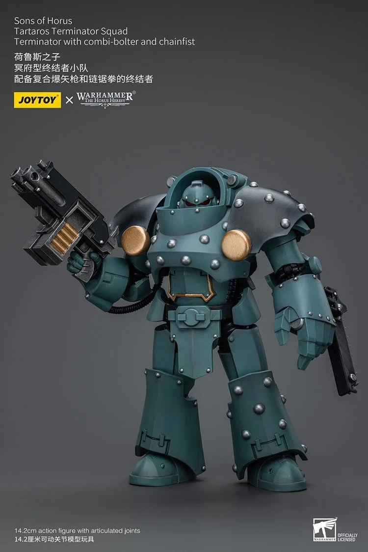 JOYTOY Warhammer "The Horus Heresy" Sons Of Horus Tartaros Terminator Squad Terminator With Combi-Bolter And Chainfist Figures
JOYTOY Warhammer "The Horus Heresy" Sons Of Horus Tartaros Terminator Squad Terminator With Combi-Bolter And Chainfist Figures