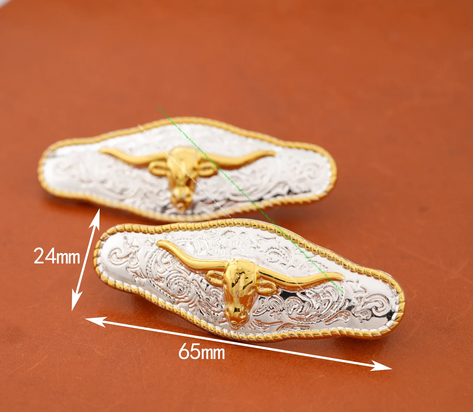 6X 65*24mm Gold Cowboy Longhorn Bull Leathercraft Horse Saddles Belt Conchos
6X 65*24mm Gold Cowboy Longhorn Bull Leathercraft Horse Saddles Belt Conchos