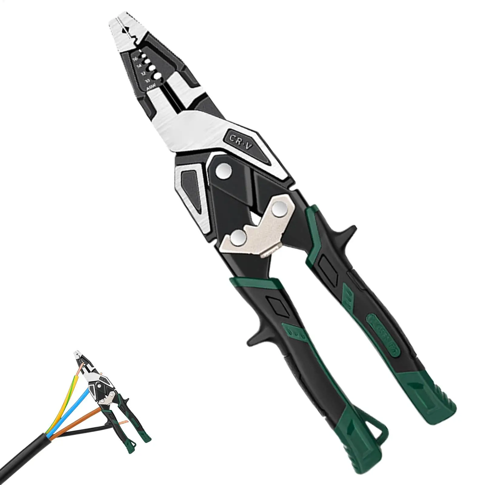 Cable Stripper Ergonomic Precision Crimper Automatic Wire Stripper Hand Tools For Terminal Work Construction Soldering Clamping
Cable Stripper Ergonomic Precision Crimper Automatic Wire Stripper Hand Tools For Terminal Work Construction Soldering Clamping