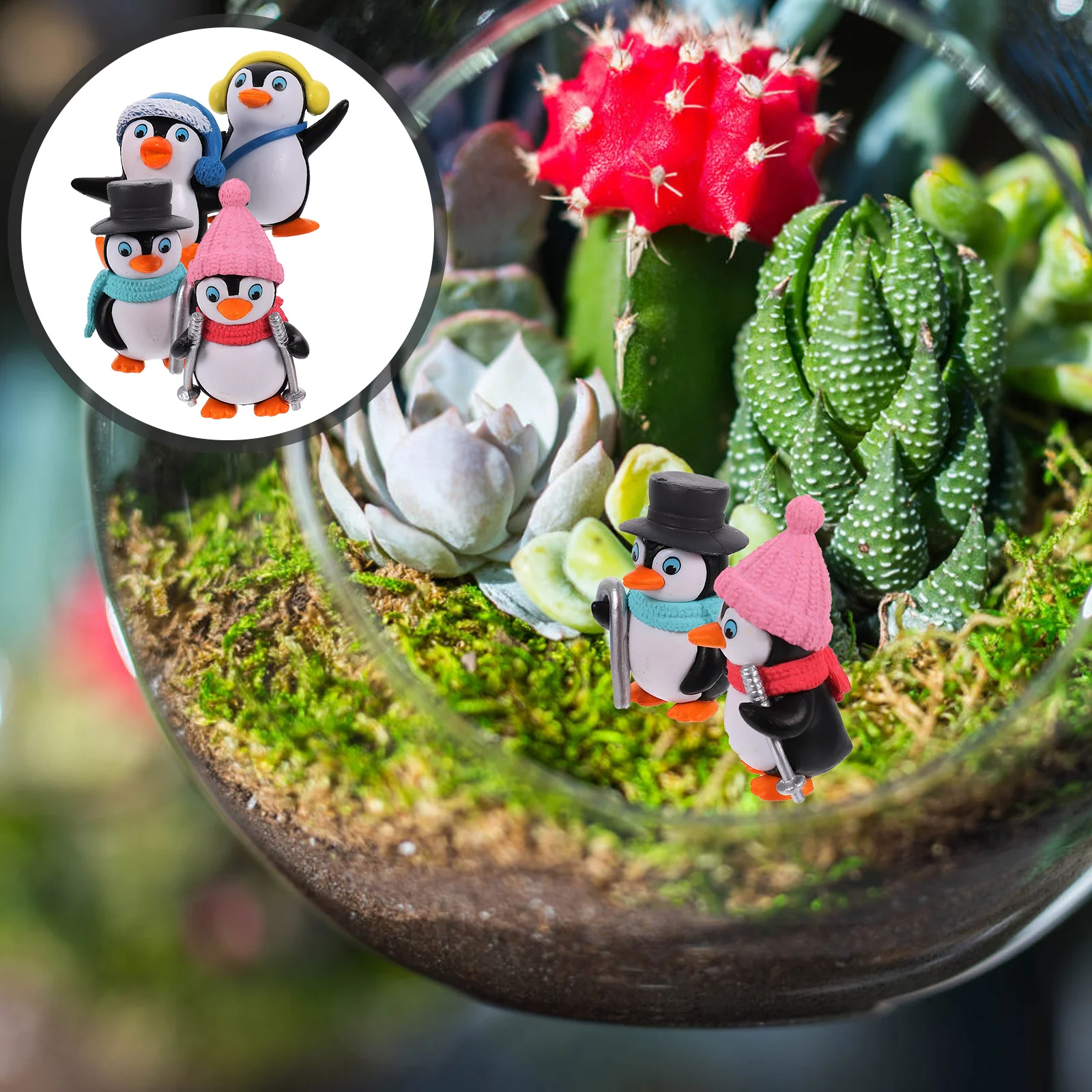 8 Pcs Winter Centerpieces for Table Desktop Penguin Ornament Lanscape Decor Ribbon Bonsai Tool Child 
8 Pcs Winter Centerpieces for Table Desktop Penguin Ornament Lanscape Decor Ribbon Bonsai Tool Child