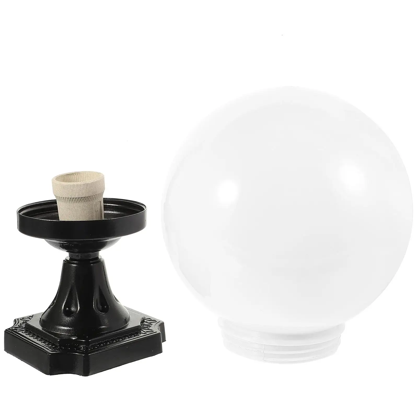 Spherical Column Lamp Shades Wall Globe Replacement Patio Shade Post Fixture Street Outdoor Acrylic Aluminum Durable Stylish
Spherical Column Lamp Shades Wall Globe Replacement Patio Shade Post Fixture Street Outdoor Acrylic Aluminum Durable Stylish
