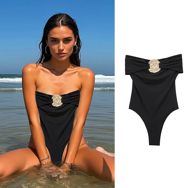 TRAFZRMono Sin Tirantes Mujer 2024 Detalles Dorados Tela Elástica Playa Piscina Outfit Verano Ajuste Perfecto
TRAFZRMono Sin Tirantes Mujer 2024 Detalles Dorados Tela Elástica Playa Piscina Outfit Verano Ajuste Perfecto