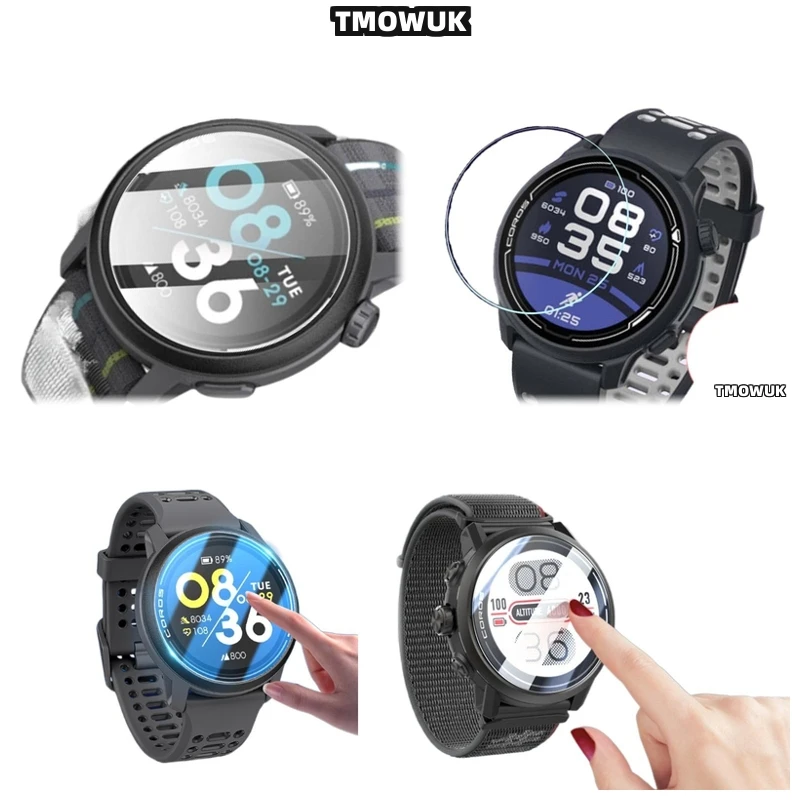 For Coros PACE 2 3 42 46 MM APEX 2 Pro VERTIX 2 2S - HD Anti-Scratch Tempered Glass Screen Protector For Smart Watch, 9H 
For Coros PACE 2 3 42 46 MM APEX 2 Pro VERTIX 2 2S - HD Anti-Scratch Tempered Glass Screen Protector For Smart Watch, 9H