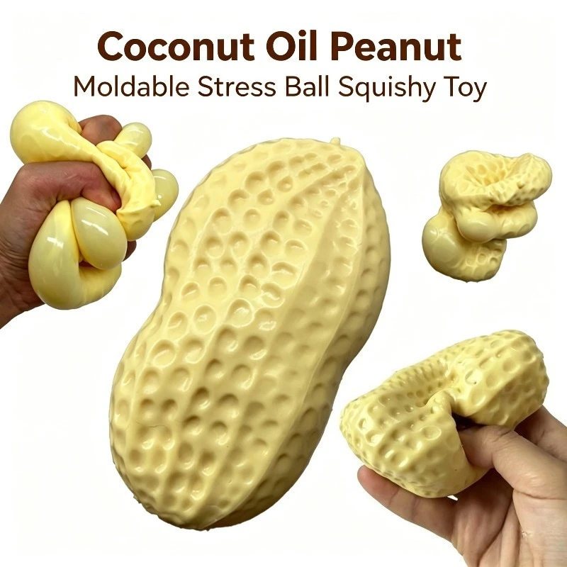 Coconut Oil Peanut Moldable Stress Ball Fidget Squishy Toy Buttery Soft Fidget Sensory Anti Stress Relief Toy Slow Rebound ASMR
Coconut Oil Peanut Moldable Stress Ball Fidget Squishy Toy Buttery Soft Fidget Sensory Anti Stress Relief Toy Slow Rebound ASMR