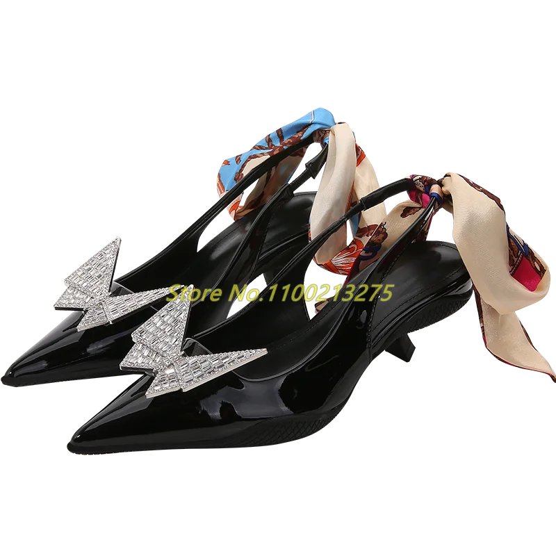 Slingback Cut Out Fashion Pumps Black Sexy Pointed Toe Kitten Heel Bowknot Rhinestone Fashion Women Shoes Solid
Slingback Cut Out Fashion Pumps Black Sexy Pointed Toe Kitten Heel Bowknot Rhinestone Fashion Women Shoes Solid