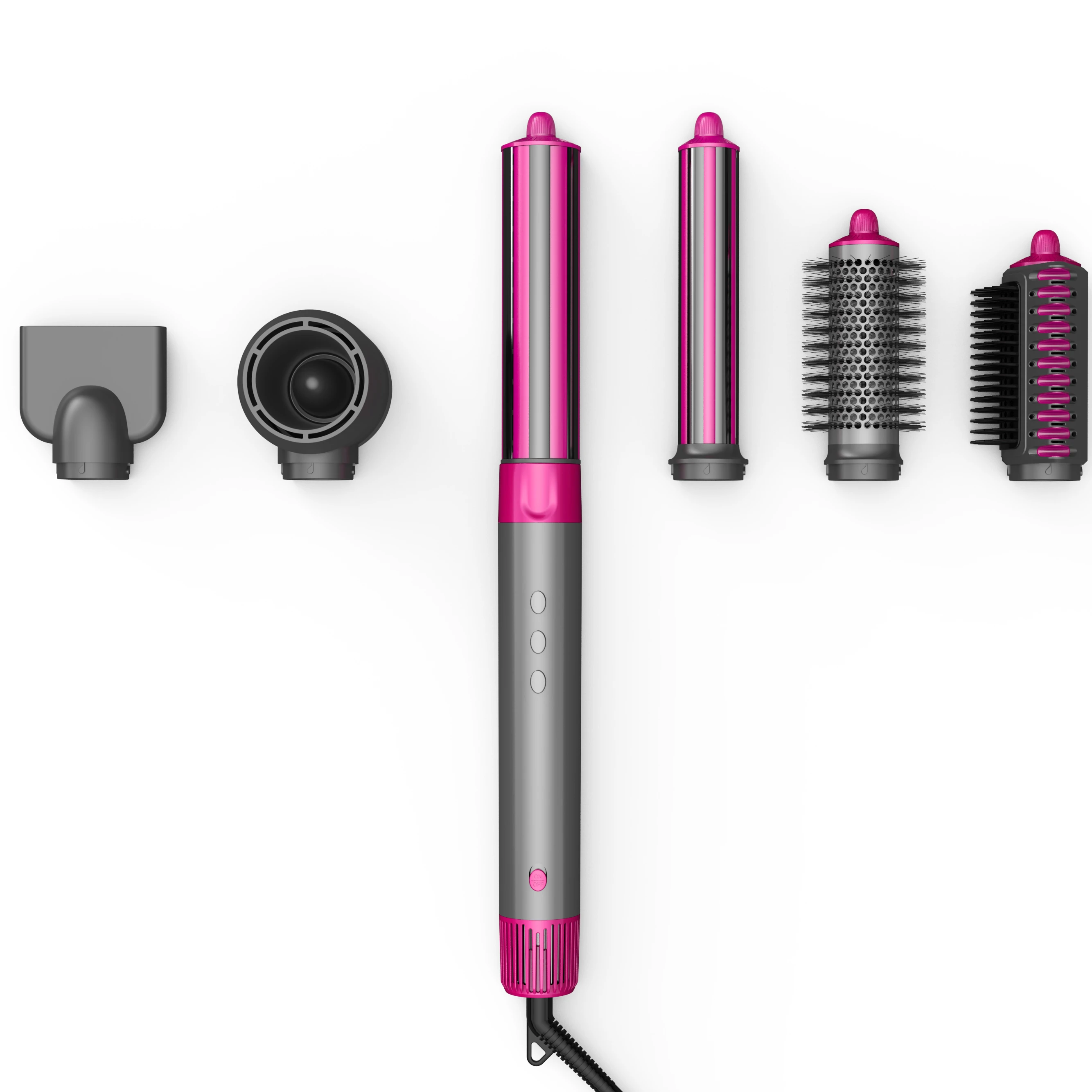 Wholesale Auto-Rotating Cordless 6-in-1 LED Electric Hair Styler 3 Heat Settings Portable CE/FCC Certified Multi-Styler Custom
Wholesale Auto-Rotating Cordless 6-in-1 LED Electric Hair Styler 3 Heat Settings Portable CE/FCC Certified Multi-Styler Custom