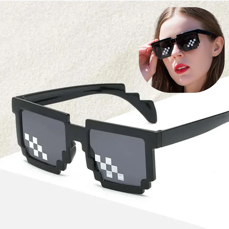 1/2PCS Mosaic Sunglasses For Men Women Square Pixel Black Retro Gamer Robot Sunglasses Cool Cosplay Party Vintage Shades Eyewear
1/2PCS Mosaic Sunglasses For Men Women Square Pixel Black Retro Gamer Robot Sunglasses Cool Cosplay Party Vintage Shades Eyewear