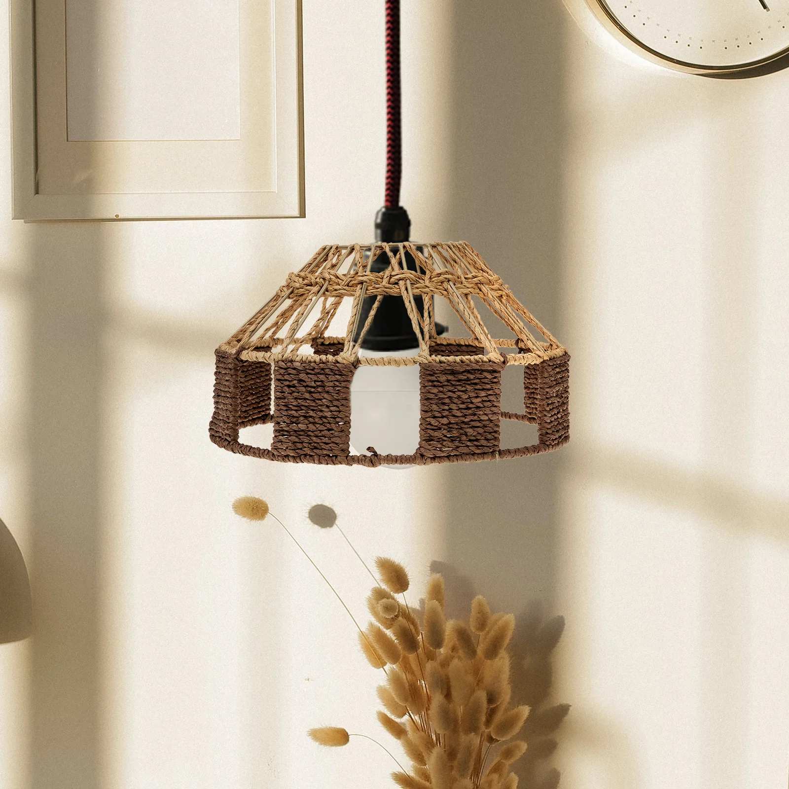 LED Paper Rope Lampshade Durable Simple Warm Decorative Diffuse Lighting Chinese Style Light Cover Ceiling Chimney for Bedroom
LED Paper Rope Lampshade Durable Simple Warm Decorative Diffuse Lighting Chinese Style Light Cover Ceiling Chimney for Bedroom