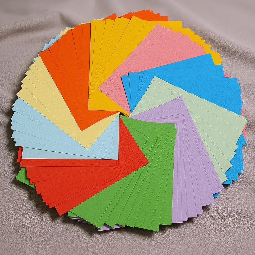 100 Sheets Colorful Square Origami Sheets Ten Vibrant Pastel Tones Premium Thick Wood Pulp Paper for Kids Adults Seniors DIY
100 Sheets Colorful Square Origami Sheets Ten Vibrant Pastel Tones Premium Thick Wood Pulp Paper for Kids Adults Seniors DIY
