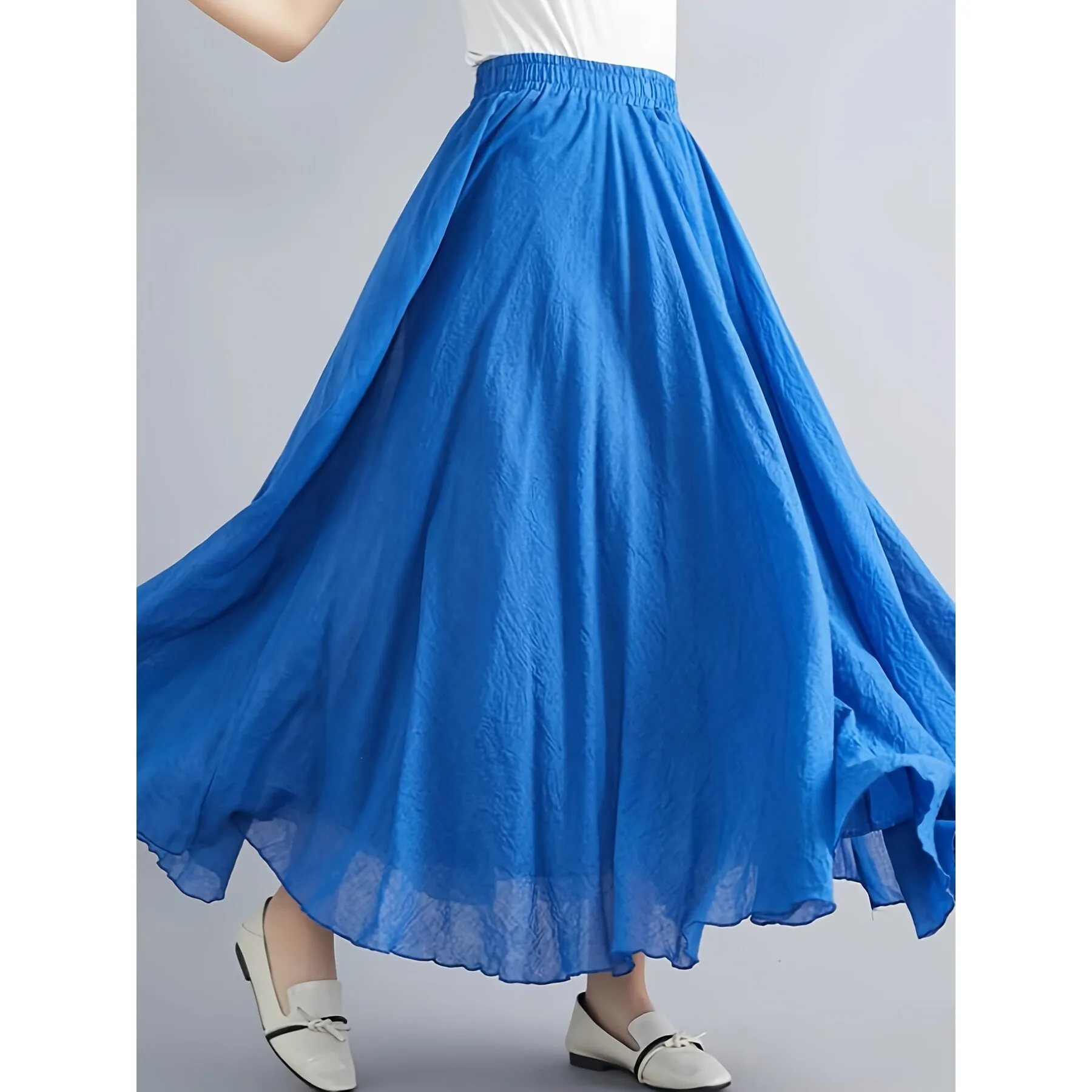 Loose Waist A-Line Cotton Linen Skirt Women's Midi Skirts Spring 2026 Neutral Style Other Fabric Other Process
Loose Waist A-Line Cotton Linen Skirt Women's Midi Skirts Spring 2026 Neutral Style Other Fabric Other Process
