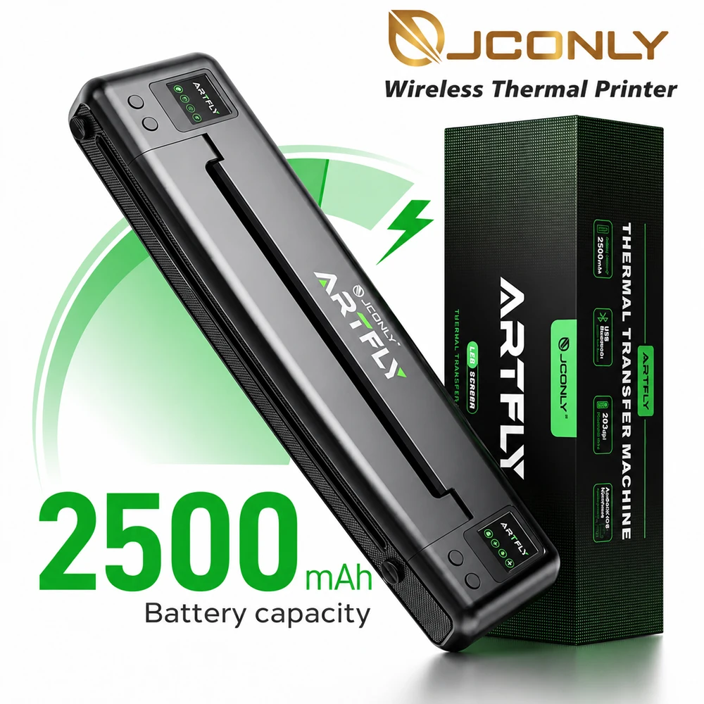 JCONLY Artfly Wireless Tattoo Stencil Printer A4 Thermal Bluetooth Transfer Machine with 2500mAh Battery Tattoo Accessories
JCONLY Artfly Wireless Tattoo Stencil Printer A4 Thermal Bluetooth Transfer Machine with 2500mAh Battery Tattoo Accessories
