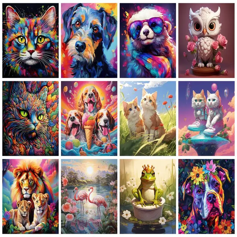 RUOPOTY 5d Diamond Painting Dog Cross Stitch Kits Full Round Picture Rhinestones Animal Flower Embroidery For Home Wall Decor Gi
RUOPOTY 5d Diamond Painting Dog Cross Stitch Kits Full Round Picture Rhinestones Animal Flower Embroidery For Home Wall Decor Gi