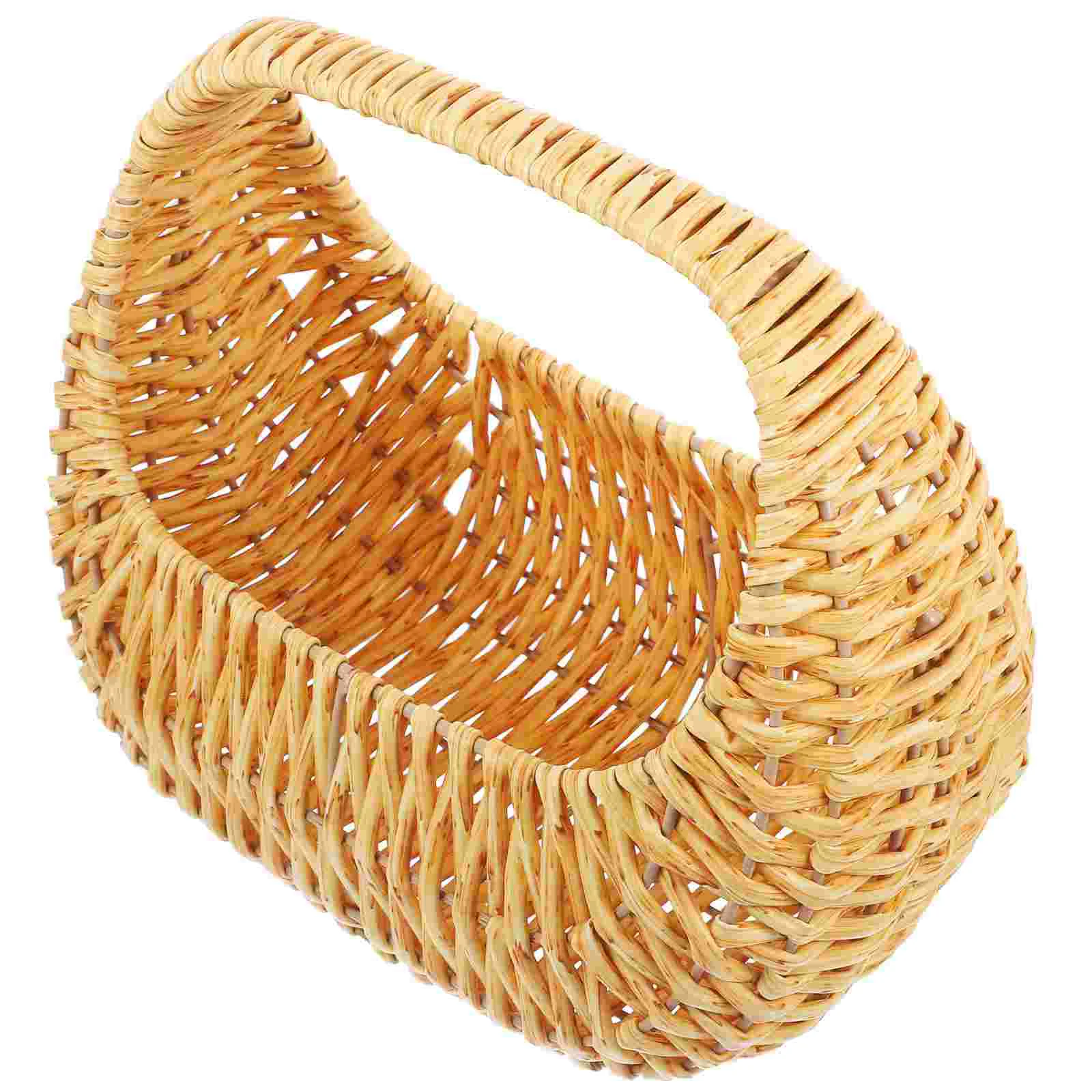 Imitation Rattan Flower Basket Woven Baskets With Handle Picnic Pp Decorative Girl Hand-woven Baby Holding Wedding
Imitation Rattan Flower Basket Woven Baskets With Handle Picnic Pp Decorative Girl Hand-woven Baby Holding Wedding