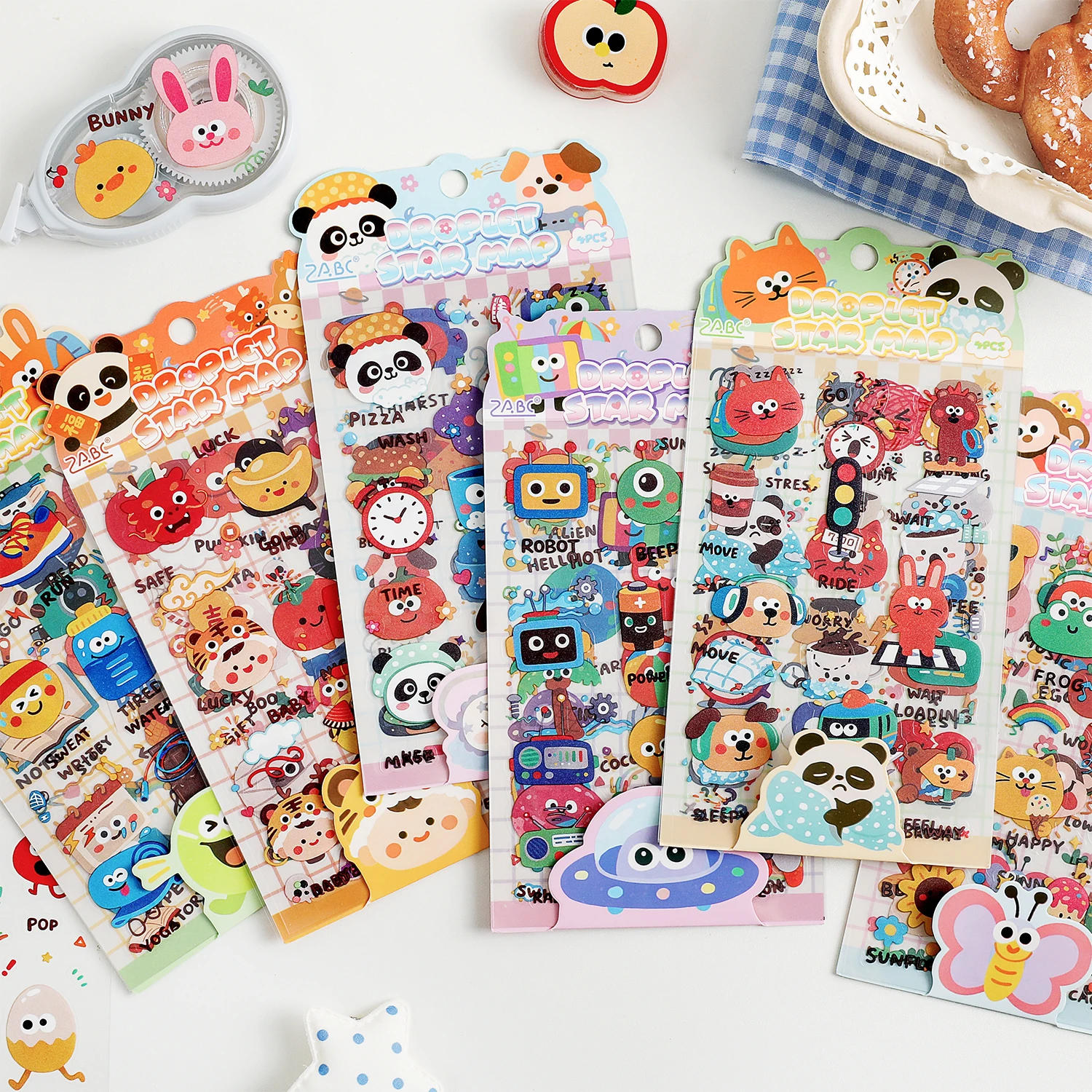 4sheets Cute Star Chart Series Kawaii Cartoon Animal Die Cut Sticker DIY Diary Scrapbook Phone Case Aesthetic Stationery Sticker
4sheets Cute Star Chart Series Kawaii Cartoon Animal Die Cut Sticker DIY Diary Scrapbook Phone Case Aesthetic Stationery Sticker