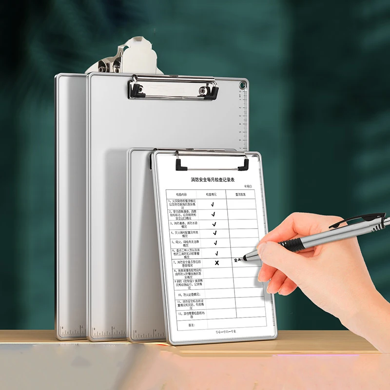 Aluminum Alloy Writing Clipboard A4 File Folder Office Notepad Clip Board Durable Write-On Board and Document Organizer
Aluminum Alloy Writing Clipboard A4 File Folder Office Notepad Clip Board Durable Write-On Board and Document Organizer