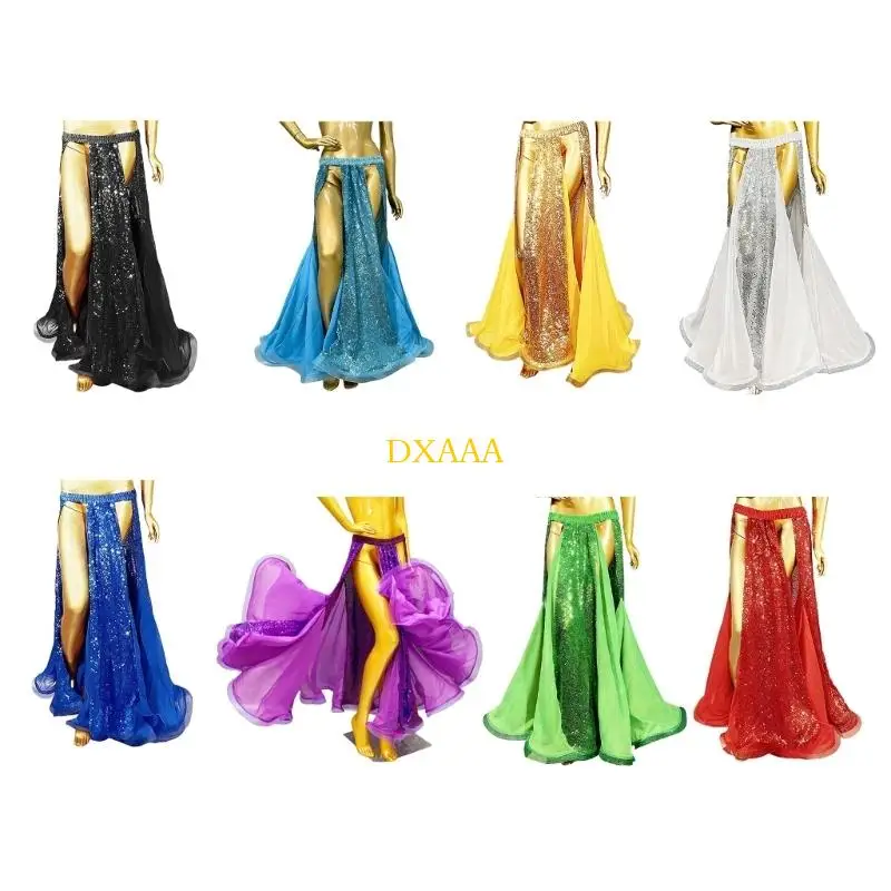 DXAA Sparkling Sequins Belly Dance Skirt For Stage Performances And Nightclub Parties Soft Polyester Blend Fabric Hip Scarf
DXAA Sparkling Sequins Belly Dance Skirt For Stage Performances And Nightclub Parties Soft Polyester Blend Fabric Hip Scarf