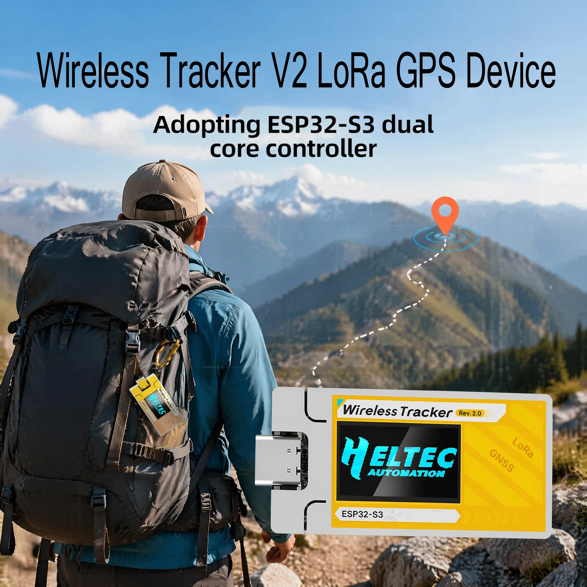 Heltec Wireless Tracker ESP32S3 SX1262 Meshtastic LoRa Node Bluetooth Low Power Design for Asset Tracking IoT Electronic Kit
Heltec Wireless Tracker ESP32S3 SX1262 Meshtastic LoRa Node Bluetooth Low Power Design for Asset Tracking IoT Electronic Kit