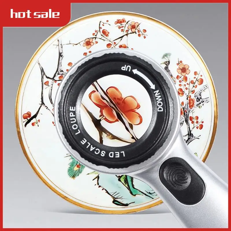 A52I-Rechargeable Magnifying Glass Lighted Magnifying Glass For Seniors With 4 Light Modes With Graduated
A52I-Rechargeable Magnifying Glass Lighted Magnifying Glass For Seniors With 4 Light Modes With Graduated