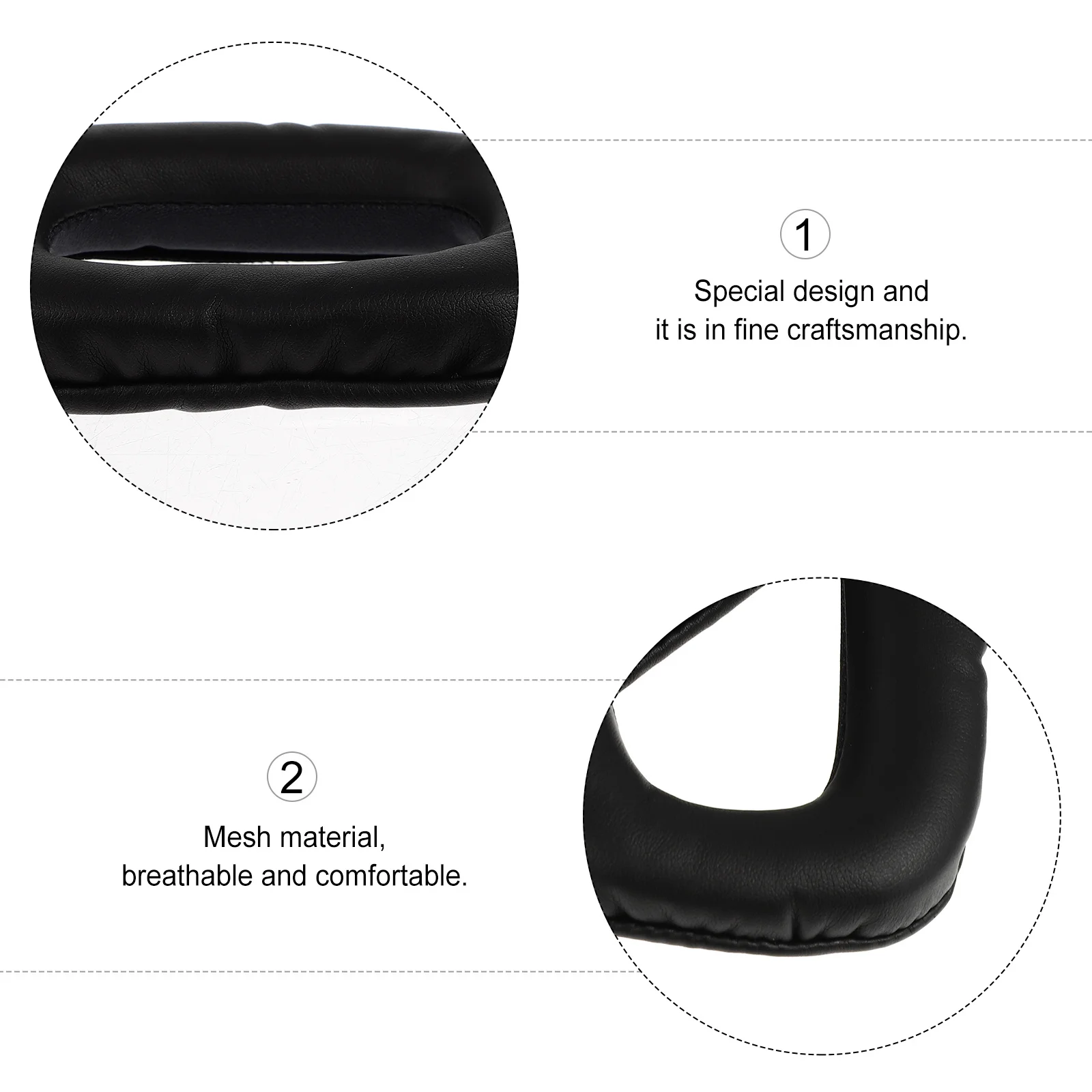 2Pcs Headphone Ear Pad Cushion Soft Memory Protein Replacement Compatible G930 G430 Comfortable Ear Pads
2Pcs Headphone Ear Pad Cushion Soft Memory Protein Replacement Compatible G930 G430 Comfortable Ear Pads