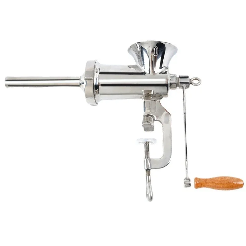 304 stainless steel household No. 10 manual meat grinder hand crank enema machine meat filling machine sausage machine
304 stainless steel household No. 10 manual meat grinder hand crank enema machine meat filling machine sausage machine