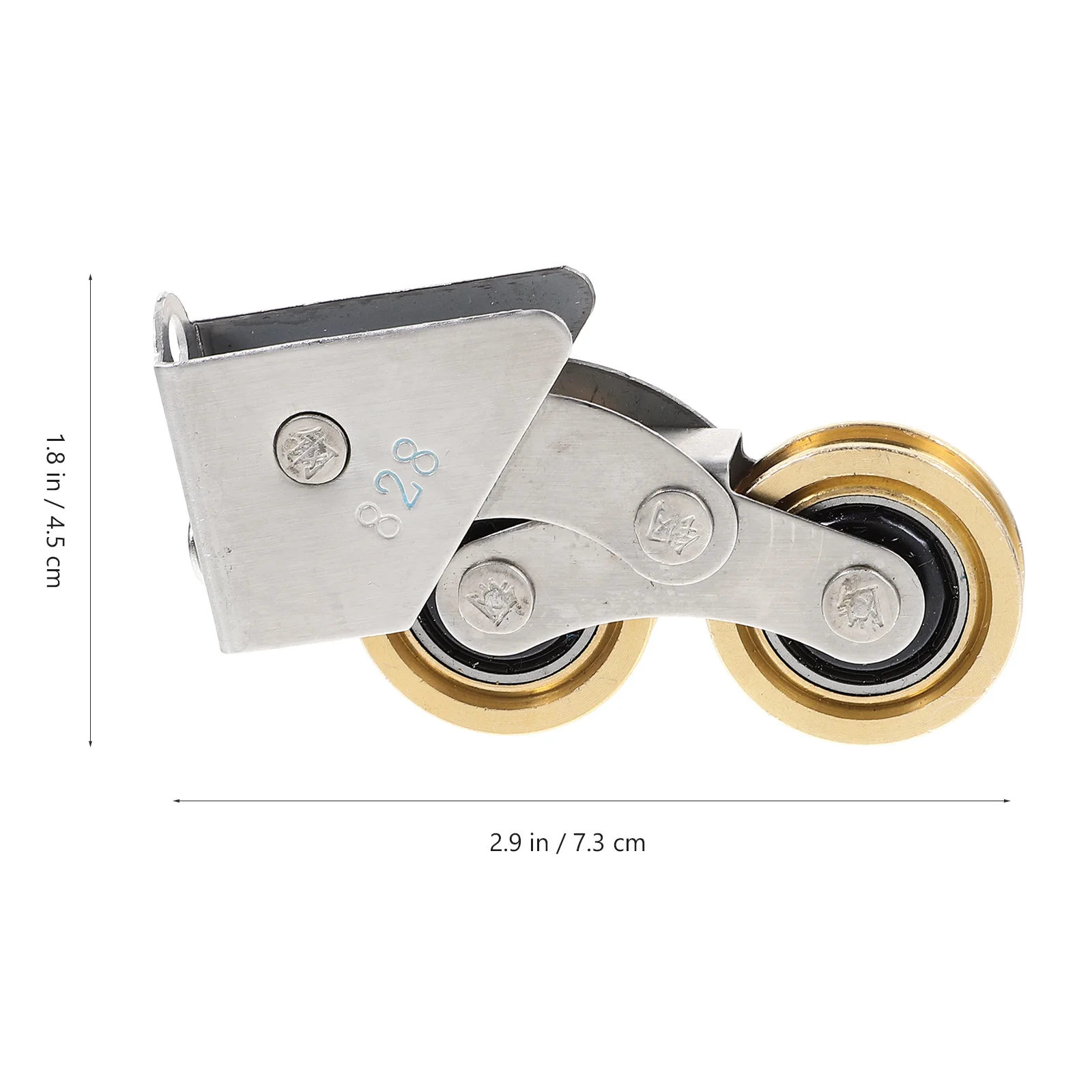 2Pcs Aluminum Alloy Sliding Door Wheels Durable Stainless Steel Copper Sliding Cabinet Door Roller Track Replacement 
2Pcs Aluminum Alloy Sliding Door Wheels Durable Stainless Steel Copper Sliding Cabinet Door Roller Track Replacement