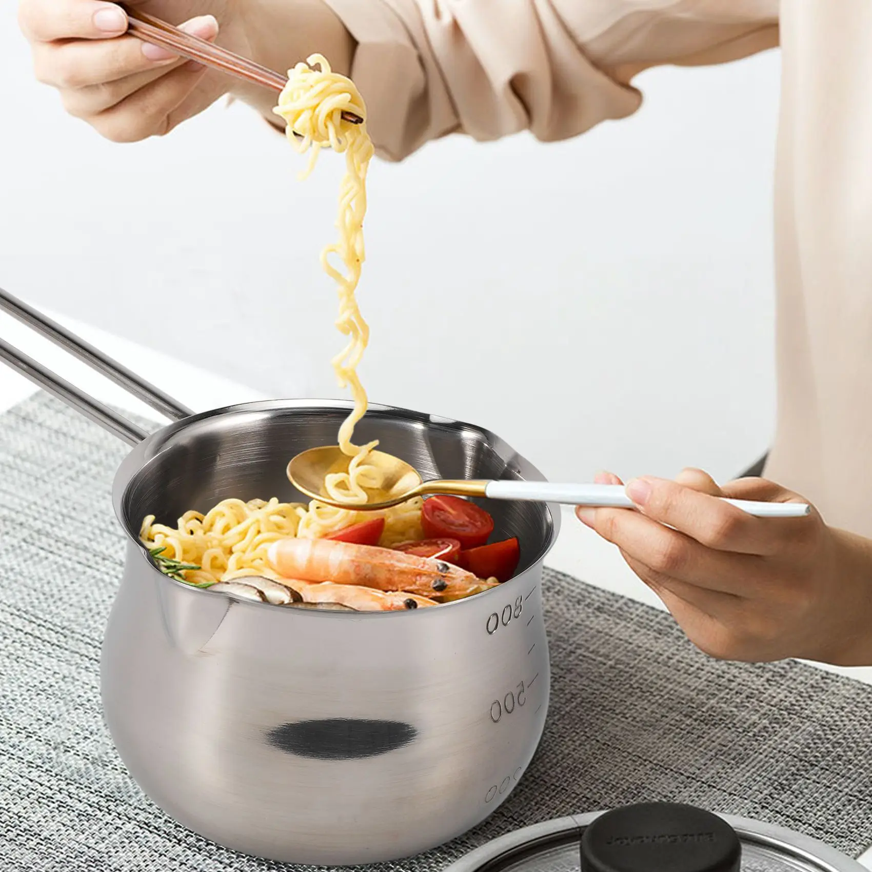 Non-Stick Pan Milk Pot Butter Chocolate Melted Heating Pot Warmer Pan Small Saucepan Cheese Pot With Pour Spouts
Non-Stick Pan Milk Pot Butter Chocolate Melted Heating Pot Warmer Pan Small Saucepan Cheese Pot With Pour Spouts