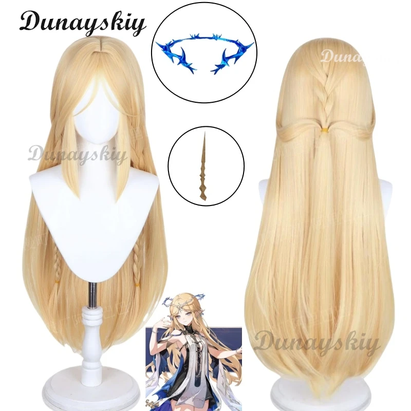 Game Wuthering Waves Cartethyia Cosplay Wig Prop Headwear Blonde Long Braids Rinascita Halloween Party Hair Women Carnival
Game Wuthering Waves Cartethyia Cosplay Wig Prop Headwear Blonde Long Braids Rinascita Halloween Party Hair Women Carnival