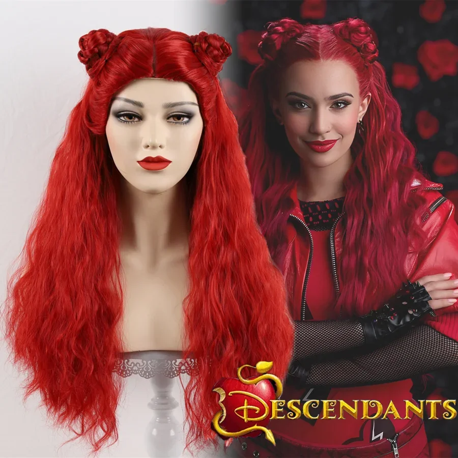 Musical Play Descendants 4 RED Cosplay Costume Wigs Adult Women Red Curly Long Hair Heat Resistant Synthetic Wig Halloween Prop
Musical Play Descendants 4 RED Cosplay Costume Wigs Adult Women Red Curly Long Hair Heat Resistant Synthetic Wig Halloween Prop
