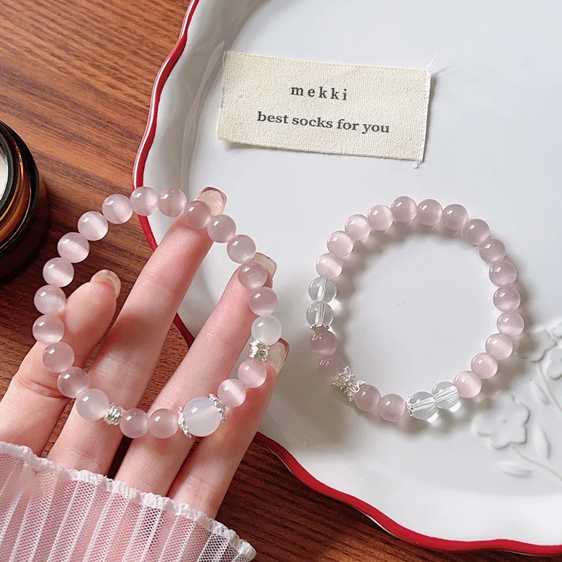 Spring and summer new light purple opal bracelet girls niche small fresh opal bracelet girlfriends jewelry gift
Spring and summer new light purple opal bracelet girls niche small fresh opal bracelet girlfriends jewelry gift